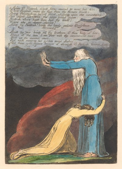 Europa. Una Profezia, Tavola 9, Alzati O Rintrah... (Bentley 11) da William Blake